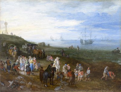 Return from Fishing by Jan the Elder Brueghel